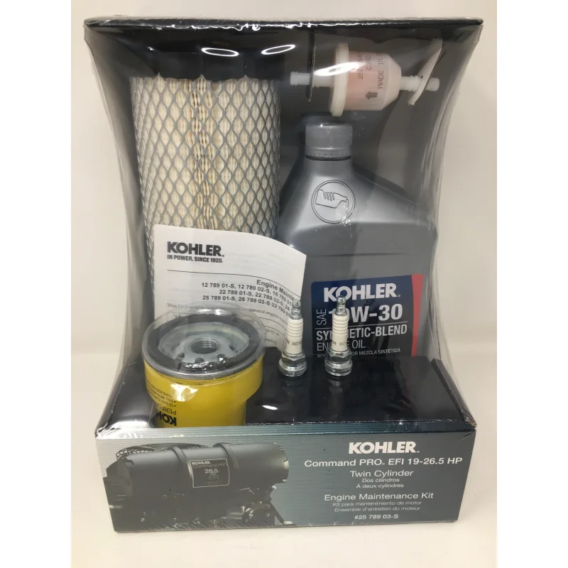 25 789 03-S Kohler Maintenance Kit Command Pro Twin HDAC EFI