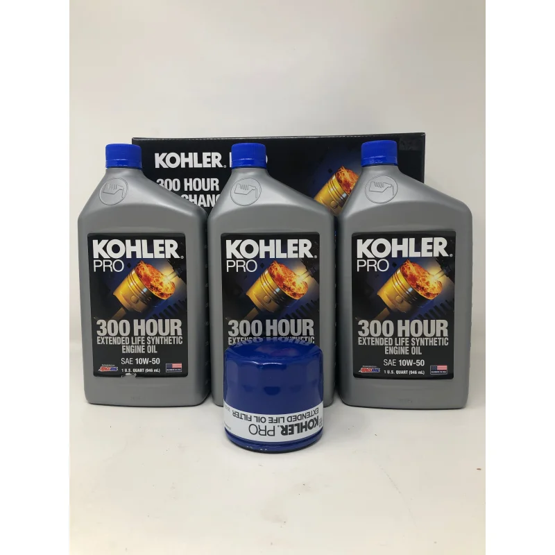 25 850 03-S Kohler 300 Hour Oil Change Kit (3 Quart)