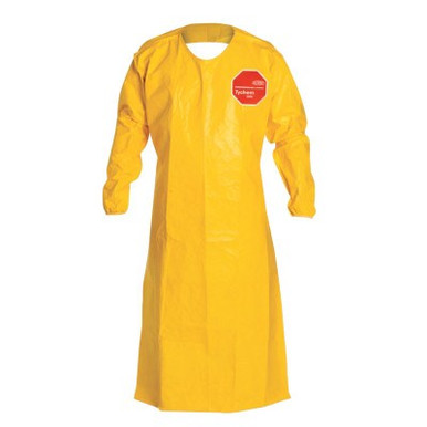 DuPont? Tychem QC Apron with Long Sleeves One Size, Yellow, 12/CA, #QC278BYL00001200