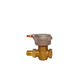 Siemens 257-02042 1/2" 2-Way Valve Assembly Brass FxUM NO 4Cv 3-8 PSI