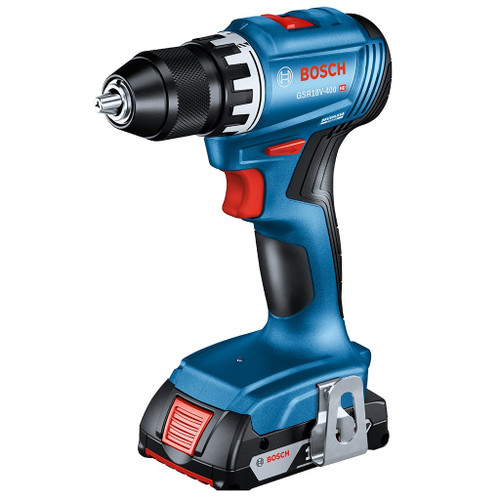 Bosch 18V 1/2" Compact Cordless Drill/Driver, 1 Battery