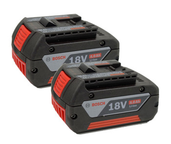 Bosch Genuine 18V 4 Amp Lithium Ion (2 Pack) Battery - 2607336819-2PK