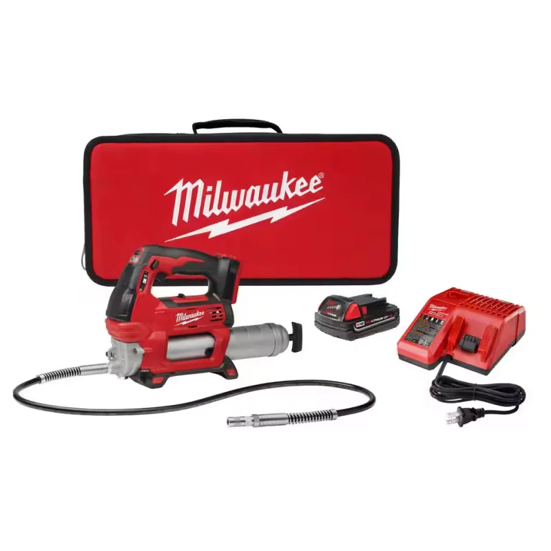 2646-21CT Milwaukee M18 Cordless 2-Speed Grease Gun Kit