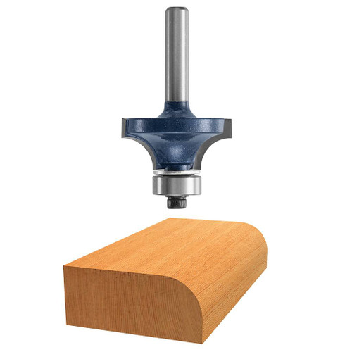 Bosch Carbide-Tipped Roundover Router Bit, 3/8" x 5/8"