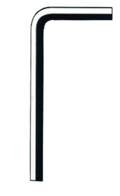 Eklind Tool Individual Hex-L Keys, 7/16 in, 4 3/4 in Long, Black Oxide, 5/CTN, #15128