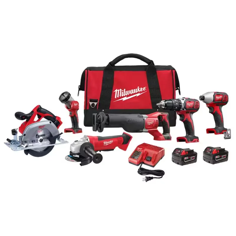 2696-26 Milwaukee M18 Cordless 6-Tool Combo Kit