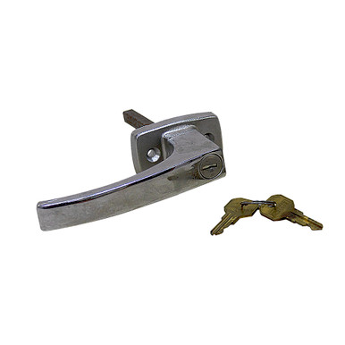 Automotive-style Door Latch With Keys