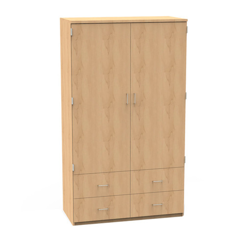 Wisconsin Bench REplay Combination Tall Storage Cabinet, Maple, 48"W