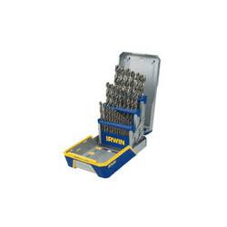 Irwin 29-PC Black and Gold Metal Index Drill Bit Sets, 1/16" - 1/2" Cut, #IR-3018005 (Qty. 1)
