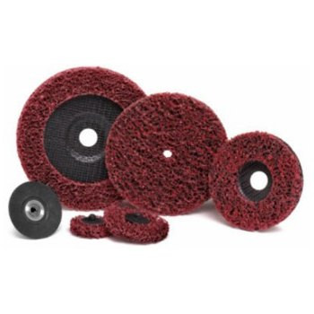 6" x 1/2" High Perfomance Red Super Strip Disc (10/Pkg.)