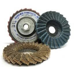 Surface Conditioning Aluminum Oxide Medium Flap Disc, 4/12" X 7/8", Type 27, Flat (10/Pkg)