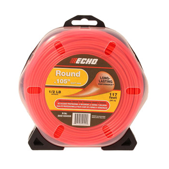 Echo Genuine 1/2 Lb Donut .105" Diameter Round Trimmer Line 305105055