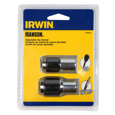 Irwin Adjustable Tap Socket Set, 3/8" Square Drive, 0 to 1/2", #IR-3095001 (5/Pkg)