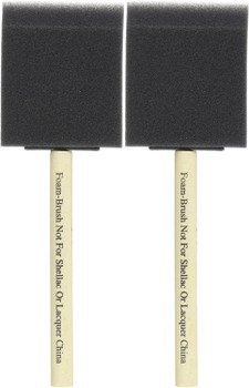 Wooster Genuine 2" Acme Foam Brush 2-Pack, 3102-2-2PK