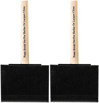 Wooster Genuine 3" Acme Foam Brush 2-Pack, 3102-3-2PK