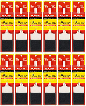 Wooster Genuine 2" Foam King Foam Paintbrush 12-Pack, 3103-2-12PK