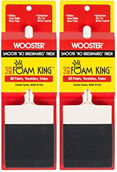 Wooster Genuine 3" Foam King Foam Paintbrush 2-Pack, 3103-3-2PK