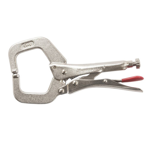 Crescent Locking C-Clamps Regular Tips, 6"