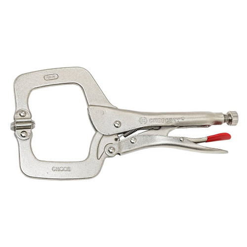 Crescent Locking C-Clamps Swivel Pads, 6"