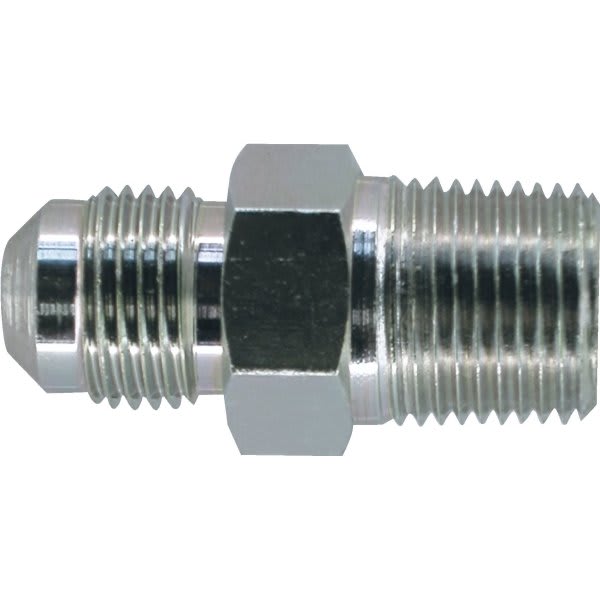 Homewerks 1/2 OD Flare X 1/2 Mip Tapped 3/8 Fip Gas Adapter