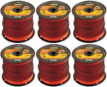 Echo Genuine 6-Pack of 3 Lb Spool .095" (dia.) Round Trimmer Line 313095053-6PK