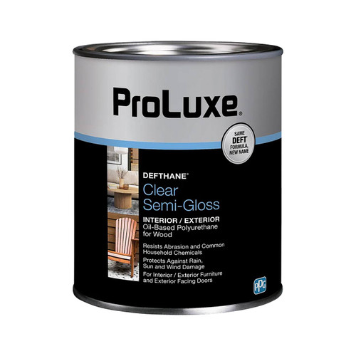 ProLuxe Defthane Polyurethane Clear Semi-Gloss, Gallon