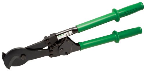 Greenlee 756 Heavy-Duty Ratchet Cable Cutter with Rubber Boot