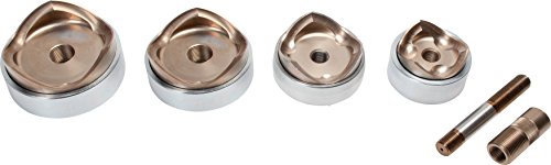 Greenlee 7308 Knockout Kit Punches and Dies for 2-1/2 Inch, 3 Inch, 4 Inch Conduit, Draw Stud, Sleeve and Case