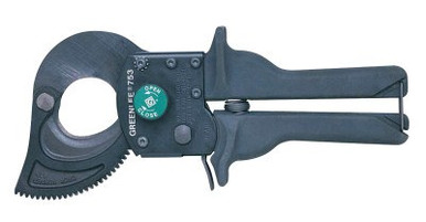 Greenlee Ratchet Cable Cutters, 11 3/4 in, Shear Cut, 1/EA, #50176005