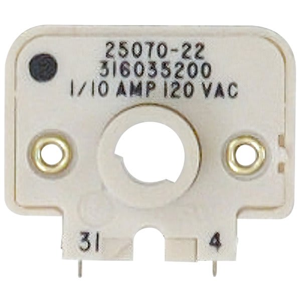 Electrolux Replacement Surface Burner Igniter Switch For Range, Part#316035200