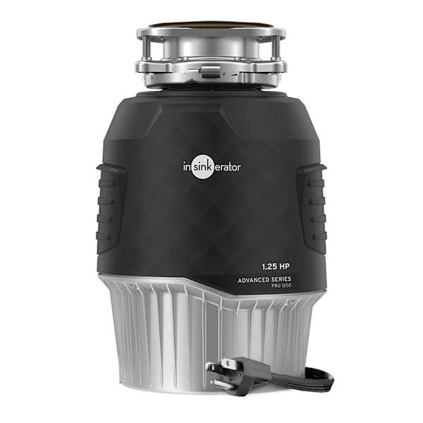 InSinkErator Advanced PRO 1250 Series 1.25 HP Garbage Disposal, 4-Stage Multigrind Technology, Ez Connect W/ Power Cord