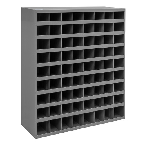 Durham Open Bin Storage Unit, 72 Openings