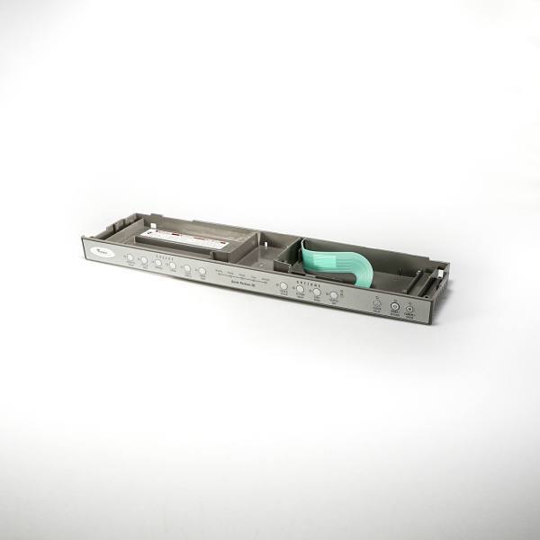 Whirlpool Replacement Silver Touchpad Control Panel For Dishwasher Wpw10175238