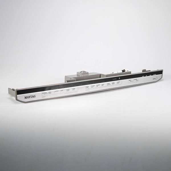 Whirlpool Replacement Silver Control Panel For Dishwasher, Part # Wpw10475780