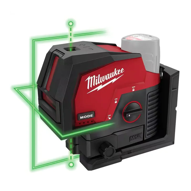 3622-20 Milwaukee M12 Laser Level – 125FT Cross Line & Plumb Points (Tool Only)
