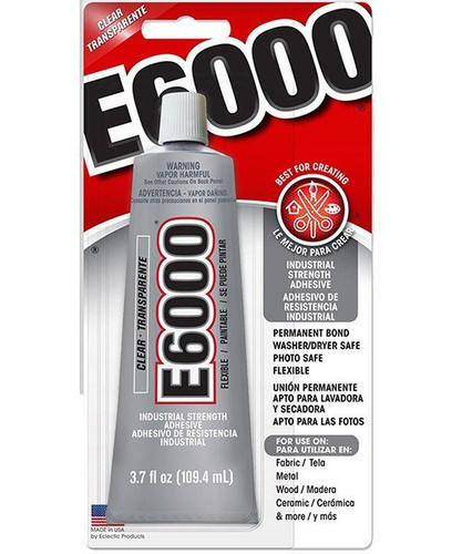 Goop E6000 Series Industrial Adhesive, 3.7 oz.
