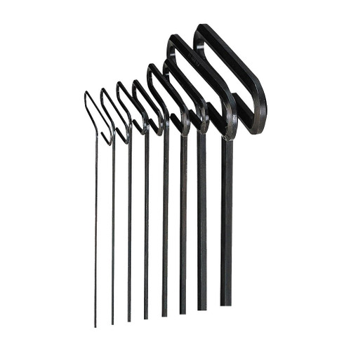 Eklind T-Handle Hex Key Set, 6", 8-Piece Fractional