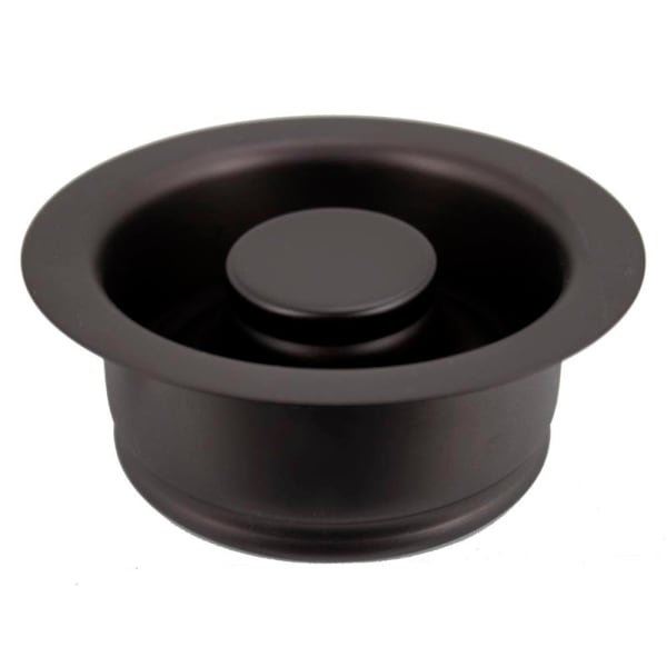 Westbrass 4-1/4 In. Kitchen Waste Disposal Flange & Stopper In Oil Rubbed Bronze