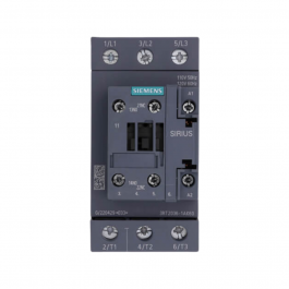 Siemens Industrial Controls 3RT2036-1AK60 3-Pole Contactor 50A 1-NO/1-NC 120V