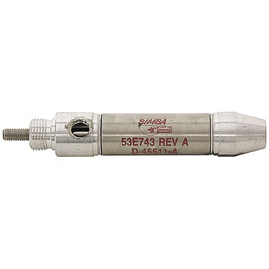 3/4" x 3/4" x 1/4" Double ActingAir Cylinder Bimba 53E743