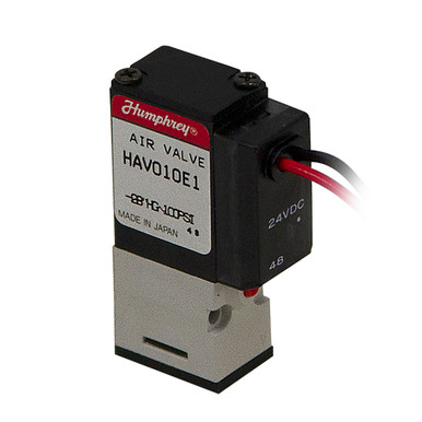 24 Volt DC Normally Closed (NC)Solenoid Air Valve Humphrey HAV010E1