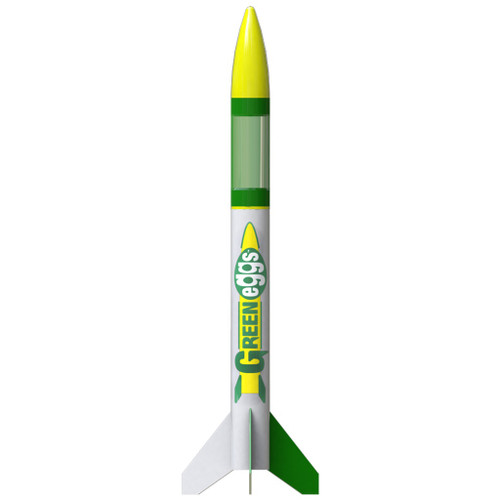 Estes Green Eggs Model Rocket, 12 Pack