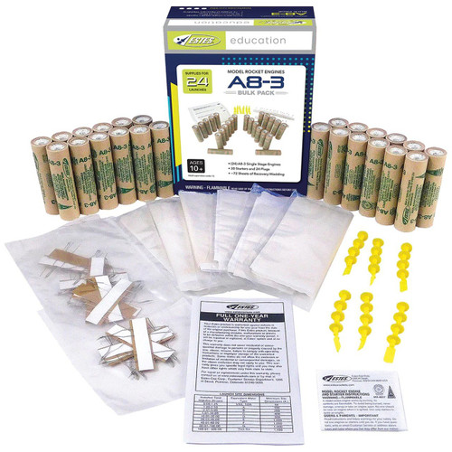 Estes Engine Bulk Pack, A8-3