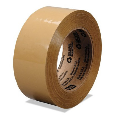 3M Scotch Box Sealing Tape 371 Tan 48MM X 50M, 36 ROL/CS