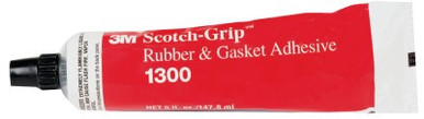 3M Nitrile High Performance Rubber & Gasket Adhesive, 5 oz, Tube, Yellow, 1/TB