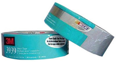 3M Heavy-Duty Silver Duct Tape 3939, 72 mm x 54.8 m x 9.0 mil, 1/RL
