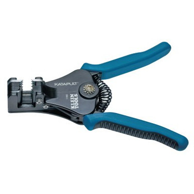 Klein Tools Katapult Wire Stripper/Cutters, 6 5/8 in, 8-22 AWG, Blue/Black, 1/EA, #11063W