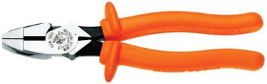 Klein Tools Insulated High-Leverage NE-Type Side Cutter Pliers, 9 1/4 in Length, 1/EA, #D2139NEINS