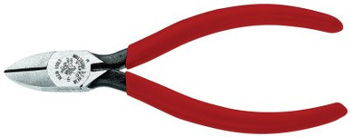 Klein Tools Midget Standard Diagonal Cutters, 5 in, Bevel, 1/EA, #D2455