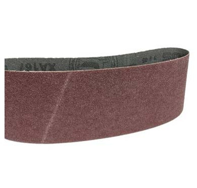 Premium Aluminum Oxide Resin Bond Belt, 3" X 21", 120X Grit (20/Pkg)